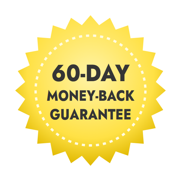CelluCare 60-day money-back guarantee seal